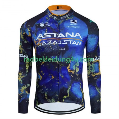 Radtrikot Langarm Astana Qazaqstan 2024